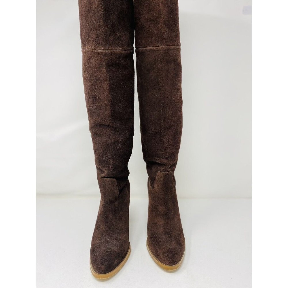 Michael KORS KNEE HIGH BOOTS SUEDE WOMEN SIZE 6.5  BEOWN
